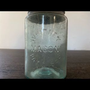 Rare 1858 Whitney Mason Jar